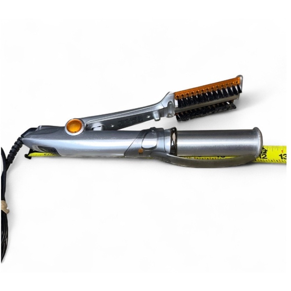 InStyler Rotating Iron Hair Styler Silver Ceramic Straightener Curler Volumizer